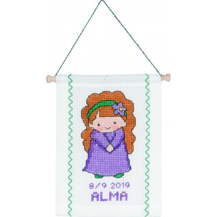 Permin Broderisett Stjernetegn Jomfruen 18x25cm
