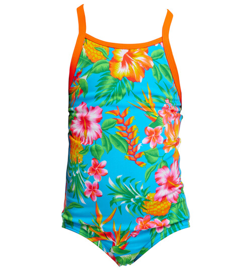 Funkita Badedrakt Trykt UV50+ Blue Hawaii 86 Badetøy Blå Flerfarget