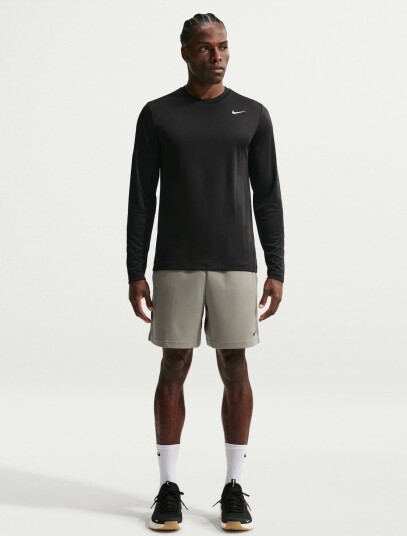 Nike Dri-Fit Long Sleeve Training T-Shirt Sort XL