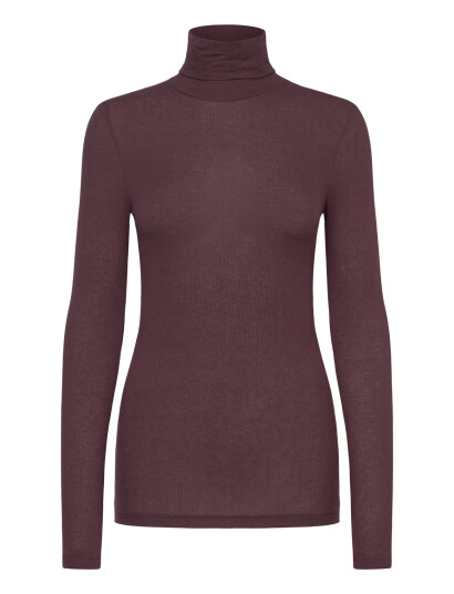 Bruuns Bazaar Angelabb Roll Neck   Burgundy   XS