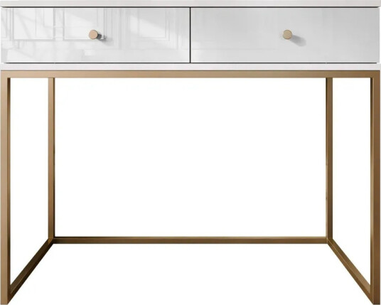Altenau Sminkebord 100x40 cm - Hvit