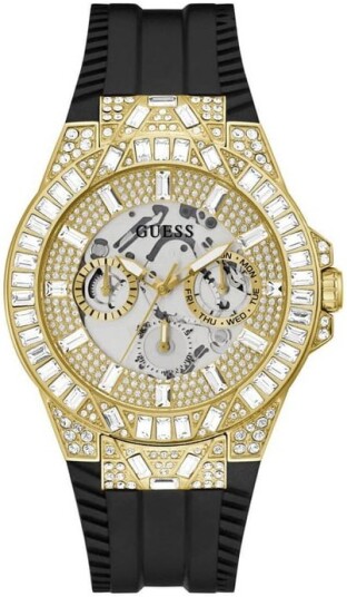 Guess Herreklokke GW0498G2 Phoenix Gull/Gummi Ø44 mm