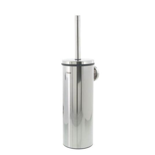 Tiger Boston toalettbørste for vegg blankpolert