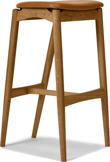 Sibast Furniture No 7 Barkrakk 65 Ryggløs Oljet Eik/Konjakk