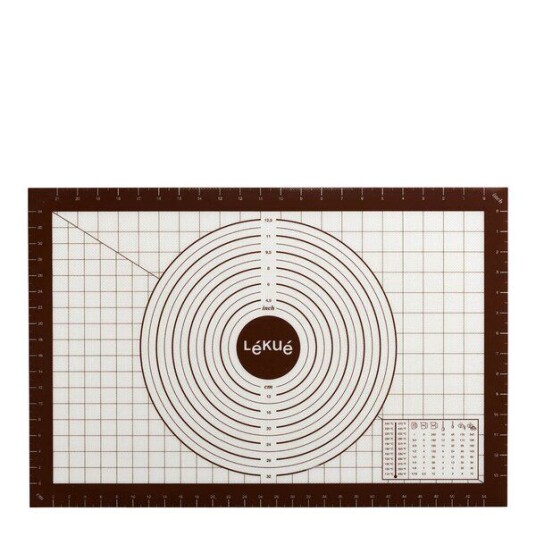 Lékué Non stick bakeunderlag i silikon for deig 60x40 cm med mål Lékué Non stick bakeunderlag i silikon for deig 60x40 cm med mål