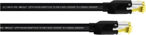 Cordial Rj 45 Cat7a S/Ftp S Stp Sort 2 M Cordial Rj 45 Cat7a S/Ftp S Stp Sort 2 M
