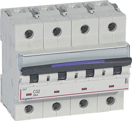 Legrand DX3 MCB automatsikring C32 4P 6M 50kA