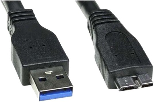 Usb-Logokabel Usb-A Til Microusb 2 M Svart