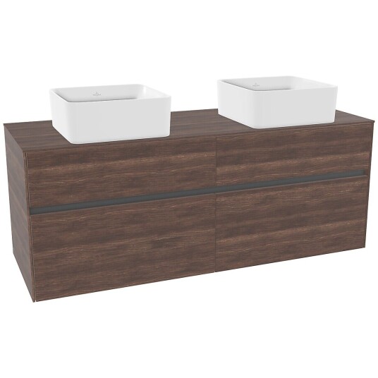 Villeroy & Boch Collaro Servantskap med 4 skuffer 140x50x54,8 cm u/lys Arizona Eik Villeroy & Boch Collaro Servantskap med 4 skuffer 140x50x54,8 cm u/lys Arizona Eik