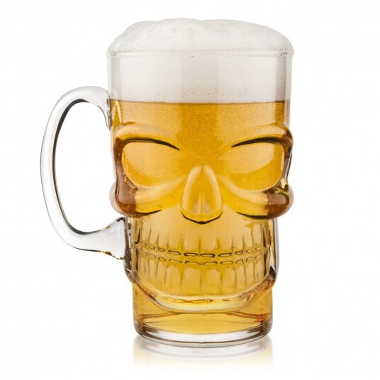Skull Beer Glass Final Touch