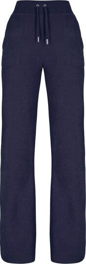 Juicy Couture Del Ray Velour Pant - Night Sky