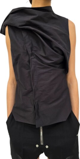 Rick Owens Dame Topper Svart S,