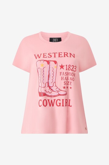 ZOEY Topp Kira T shirt Rosa