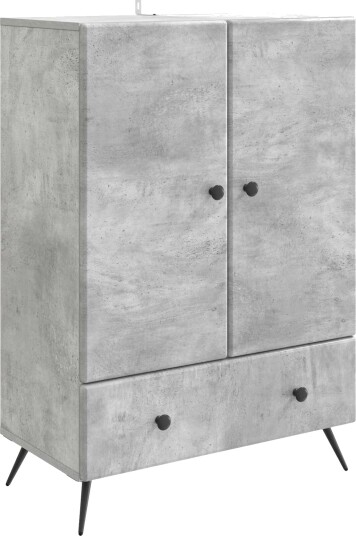 Serviesskap Betonggrå 66 x 34,5 x 95 cm Konstruert tre