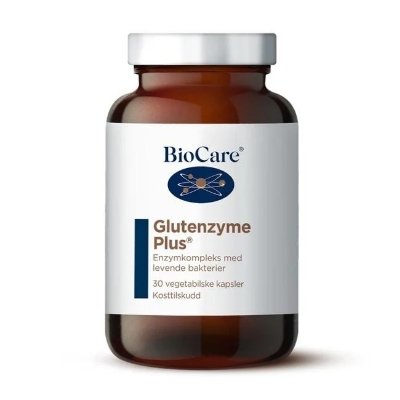 BioCare Glutenzyme Plus 30 Vegekapsler BioCare Glutenzyme Plus 30 Vegekapsler