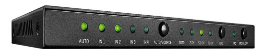 LINDY HDMI 2.0 18G Switch with Audio - video/audio switch - 4 porter LINDY HDMI 2.0 18G Switch with Audio - video/audio switch - 4 porter