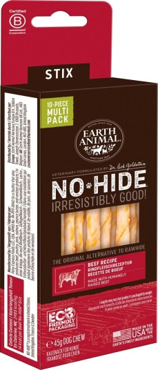 Earth Animal No Hide Stix Chew Beef Flavor