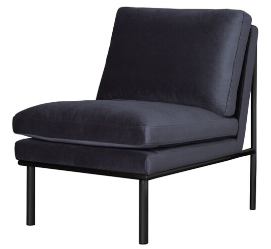 Ruth & Joanna April lenestol black pearl / svart