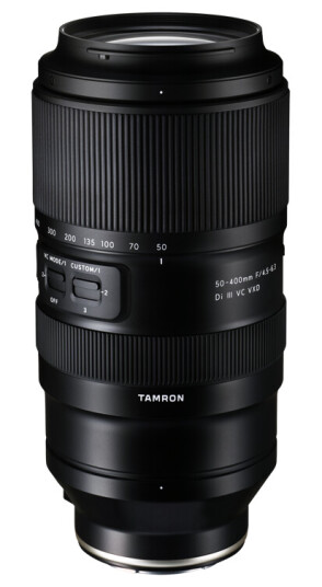 Tamron 50-400mm f/4.5-6.3 Di III VC VXD Superzoom Objektiv med Bildestabilisering for Sony E