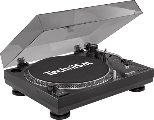 TechniSat Techniplayer LP 300 Manuell Platespiller Svart med USB TechniSat Techniplayer LP 300 Manuell Platespiller Svart med USB
