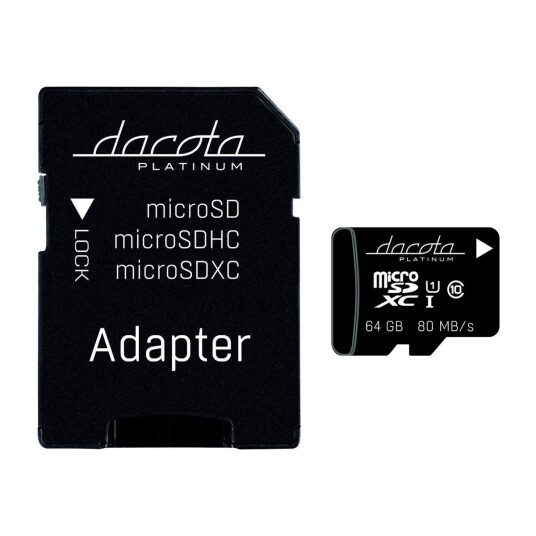 DACOTA P.MICRO-SD 64GB C10/U1/V10/R80 AD