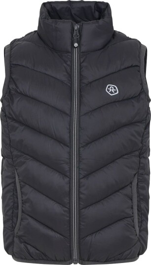 Color Kids Waistcoat Quilted, Packable Black 110