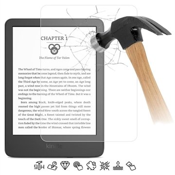 Amazon Kindle Colorsoft Kids Beskyttelsesglass   9H   Case Friendly   Gjennomsiktig