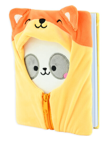 Robetoy Notebook Fox Hoodie A5 - Multi/patterned - ONE SIZE