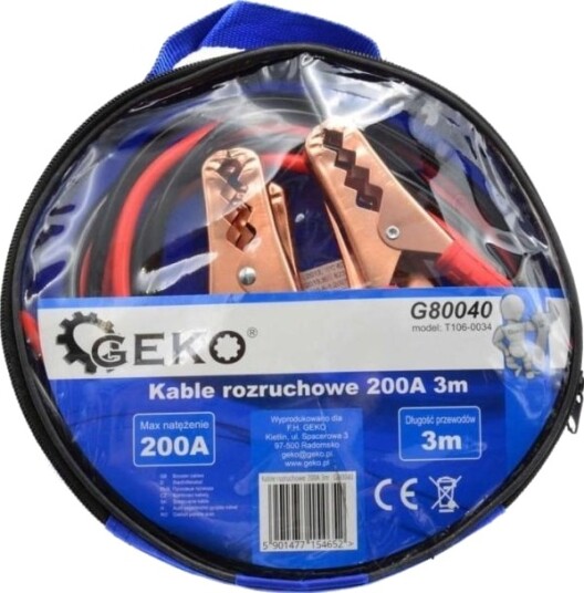 Geko Startkabler 200A 3 M 10 G80040