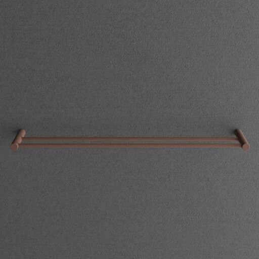 Scandtap Style håndklestang 600 mm rust Kobber Scandtap Style håndklestang 600 mm rust Kobber