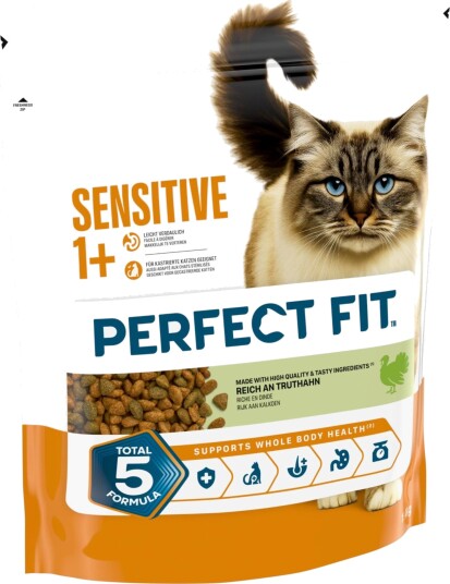 Perfect Fit Tørrfôr Sensitive 1+ Rikt På Kalkun 1.4 kg