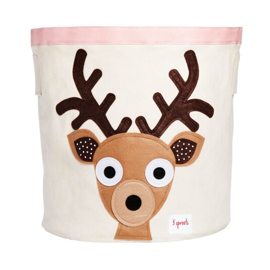 3 Sprouts Storage Bin Toffee Deer 3 Sprouts Storage Bin Toffee Deer