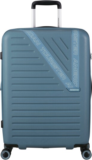 American Tourister Dynabelt Spinner Trillekoffert 68L Rainstorm Blue American Tourister Dynabelt Spinner Trillekoffert 68L Rainstorm Blue