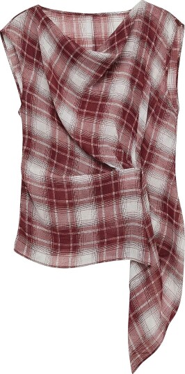 Vero Moda Bluse Vmphoenix Sl Knot Asm Top Wvn Exp Brun