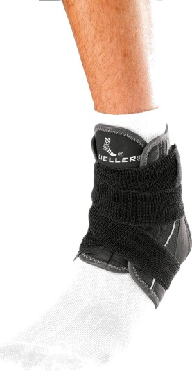 Mueller Hg80 Premium Soft Ankelstøtte m/Borrelås Svart 41 - 43