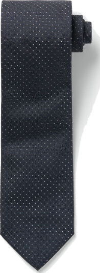 Septa Jacquard Dot Tie   Light Ink