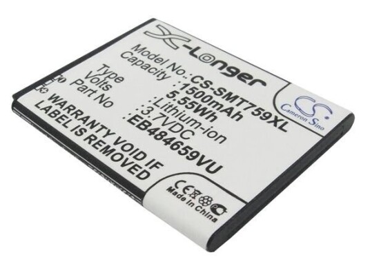 Samsung SGH-S735C batteri (1500 mAh 3.7 V) Samsung SGH-S735C batteri (1500 mAh 3.7 V)