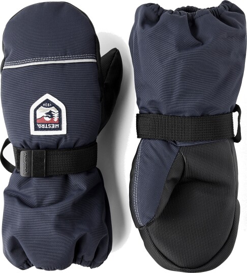Hestra Kids" Wool Terry Votter, Dark Navy, 6
