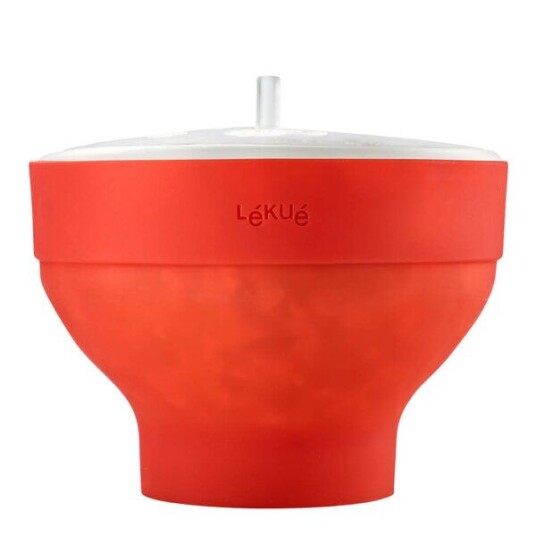 Lékué - Popcornmaker for mikrobølgeovn 2,8 L rød Lékué - Popcornmaker for mikrobølgeovn 2,8 L rød