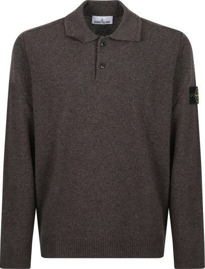 Stone Island Herre Strikkevarer Brun XL, Stone Island Herre Strikkevarer Brun XL,