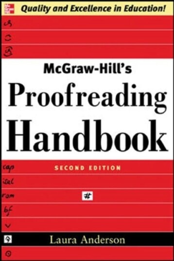 Mcgraw-Hill'S Proofreading Handbook Av Laura Anderson