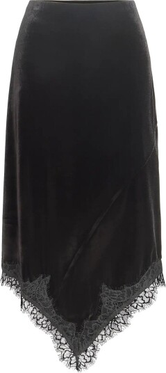 Vila Vialindra Hw Midi Skirt/Vol BLACK BEAUTY XL