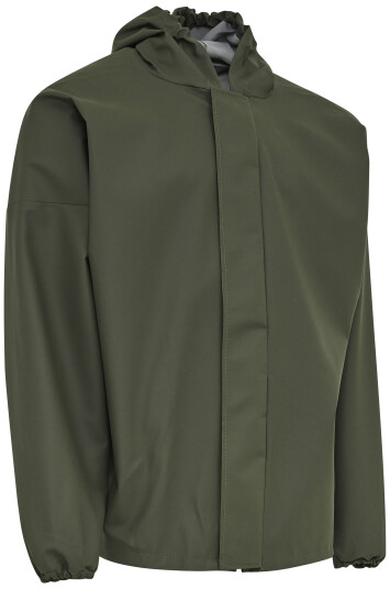 Elka Regnjakke fiskeoljebest. 036600 oliven Str. 5XL