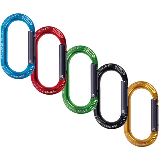 Utstyrskarabinere Camp Rack Pack Ekto 5 pk. Utstyrskarabinere Camp Rack Pack Ekto 5 pk.