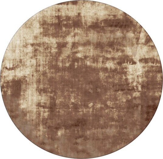 Rundt teppe   Jodhpur Special Luxury Edition brun Størrelse: Ø 200 cm