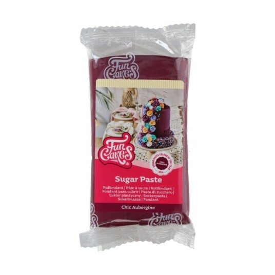 Aubergine Fondant Fra Funcakes 250g Aubergine Fondant Fra Funcakes 250g