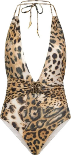 Roberto Cavalli Dame Svømmetøy Brun M, Roberto Cavalli Dame Svømmetøy Brun M,