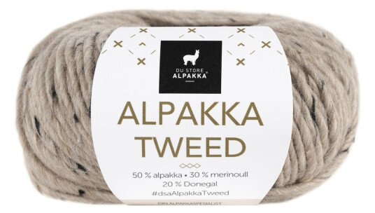 DSA , Alpakka Tweed garn 107 Beige