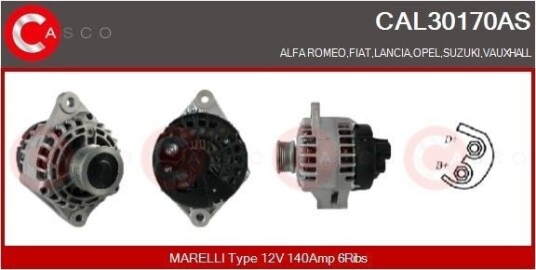 CASCO CAL30170AS Dynamo CASCO CAL30170AS Dynamo