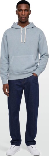 American Eagle 2211 Heritage Solid Fremont Wash Hoodie   Blue   L
